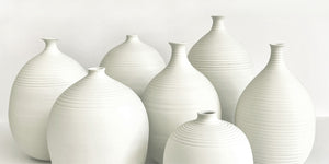 vase en porcelaine blanche - Zsofia Varnagy Céramiques