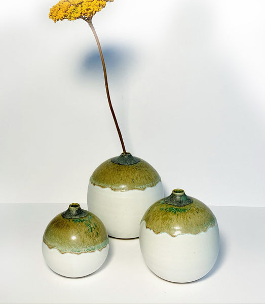 "Mousson" Ensemble de 3 vases