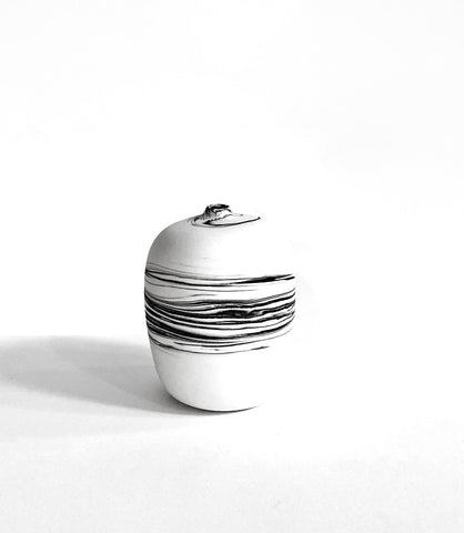 vase porcelaine noir & blanc