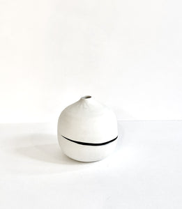 vase porcelaine noir & blanc