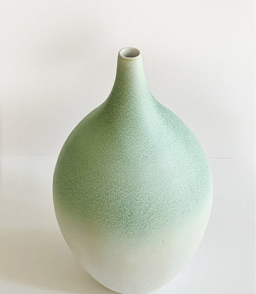 dégradé, vase, grès, handmade, effets, tye and dye