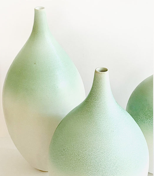 dégradé, vase, grès, handmade, effets, tye and dye