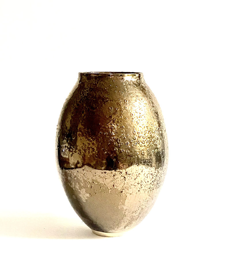 vase, centre de table, gold, doré, effets, dorure, fait main, bronze